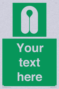 Custom sign safe condition Lifejacket